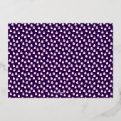 手描きフレームのハロウィン写真カード - トリックオアトリート 箔シーズンカード (裏面)