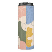 手描きフローラのシームレスなパターン、クリエイティブのコラグ タンブラー (裏面)