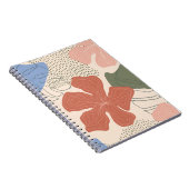 手描きフローラのシームレスなパターン、クリエイティブのコラグ ノートブック (右側)