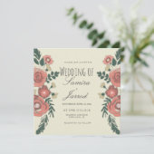 手描きフローラブーケヴィンテージウェディング (スタンド正面)