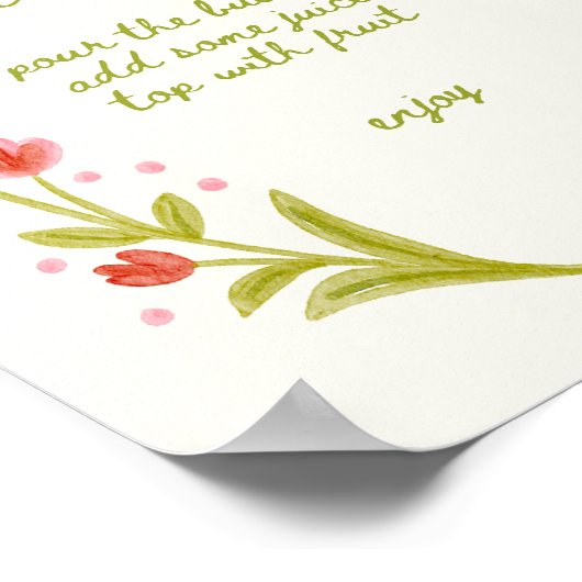 手描きフローラマムオーサバー ポスター (角)