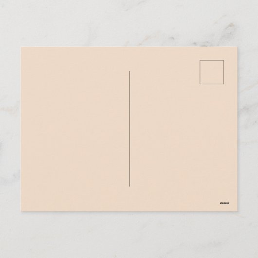 手描きフローラ鳥蜂の植物模様 シーズンポストカード (裏面)