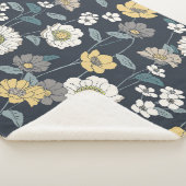 手描きフローラ、シームレスパタ芸術的ーン。 シェルパブランケット (3/4)