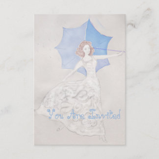 手描きブライダルシャワー招待状 招待状