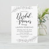手描きブランチブライダルシャワー招待 招待状 (スタンド正面)