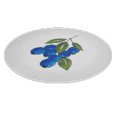 手描きブルーベリー カッティングボード (角)