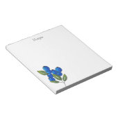 手描きブルーベリー ノートパッド (アングル)