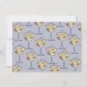 手描きプレセッコと花びらブライダルシャワー 招待状 (裏面)