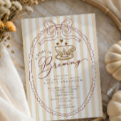 手描きベビーは醸造ベビーシャワー 招待状