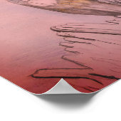 手描きベルテッドカワセミ ポスター (角)