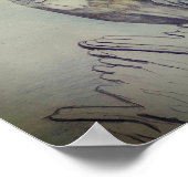 手描きベルテッドカワセミ ポスター (角)