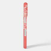 手描きペイズリーパターンダークピーチ Case-Mate iPhoneケース (裏面 / 右)