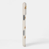 手描きペットポートレートウォーターカラーゴールデンドードル iPhoneケース (右側面)