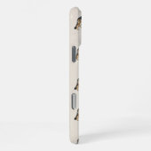 手描きペットポートレートスケッチドイツ羊飼い iPhoneケース (右側面)