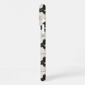 手描きペットポートレート水カラードードルドッグ iPhoneケース (左側面)