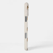 手描きペットポートレート水彩シーズー（犬）Tzu iPhoneケース (右側面)