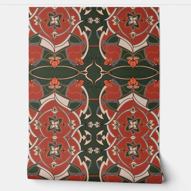 手描きペルシャじゅうたん 壁紙 (ほどく)