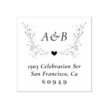 手描きボタニッ結婚ク差出人住所