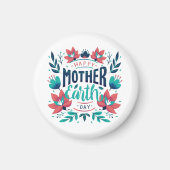 手描きマザーアースデイデザイン-23184フード付きスウェットシャツ マグネット (正面)