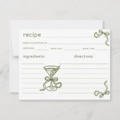 手描きマティーニブライダルレシピ (正面)