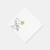 手描きマルガリータカクテル スタンダードカクテルナプキン (角)