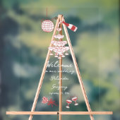 手描きマルーンイラストドードル結婚ズ アクリルサイン (ニュートラル)