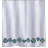 手描きマンダラシャワーカーテン シャワーカーテン (正面)