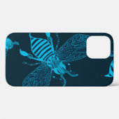 手描きミツバチのシームレスパターン。ファッション病 Case-Mate iPhoneケース (裏面 (横))