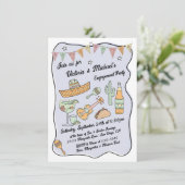 手描きメファンキーキシカンフィエスタ 招待状 (スタンド正面)