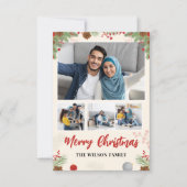 手描きメリークリスマスフォーフォトコラージュ (正面)