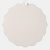 手描きメリークリスマスワンフォト オーナメントカード (裏面)