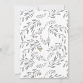 手描きモダンドードルミスタントレクリスマスパーティー 招待状 (裏面)