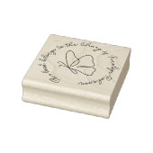 手描きモダンバタフライ図書本カスタム ラバースタンプ (スタンプ)