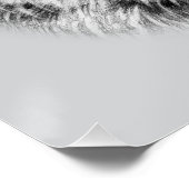 手描きユキヒョウ ポスター (コーナー)