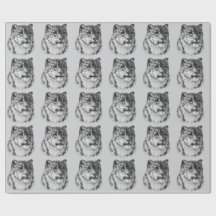 手描きユキヒョウ