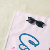 手描きラストトースト独身最後の週末 ビーチタオル (インサイチュ)