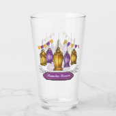 手描きラマダーン・カレム – Tシャツ・キーチェーン タンブラーグラス (裏面)