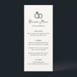 手描きリングや輪ドーモダンル結婚ズ メニュー<br><div class="desc">のモダンメ結婚ニューは私のオリジナルの手描きドードルをフィーチャー。</div>