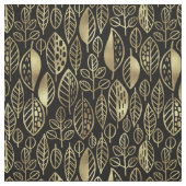 手描きリーフパターンID495 ファブリック (見本)