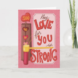 手描きレトロビンテージ バレンタインデーのカード カード