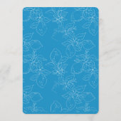 手描きレモイタリアンン結婚ズフラット メニュー (裏面)