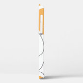 手描きレモンの背景。継ぎ目のないパターン Case-Mate iPhoneケース (裏面 / 左)