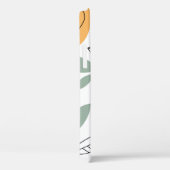 手描きレモンの背景。継ぎ目のないパターン Case-Mate iPhoneケース (裏面 / 右)