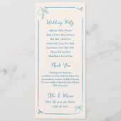 手描きレモンフラットプログラム プログラム (裏面)