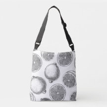 手描きレモン模様