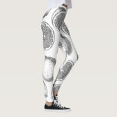 手描きレモン模様 レギンス (右)