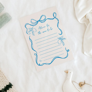 手描きレモン 赤ちゃんシャワー アドバイス ママへのカード 招待状