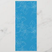 手描きレモ結婚ンのメニュー プログラム (裏面)