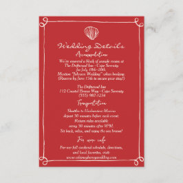 手描きレモ結婚ンの詳細と方向 エンクロージャーカード