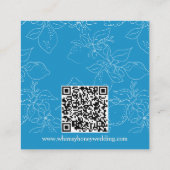 手描きレモ結婚ン詳細QRコード エンクロージャーカード (裏面)